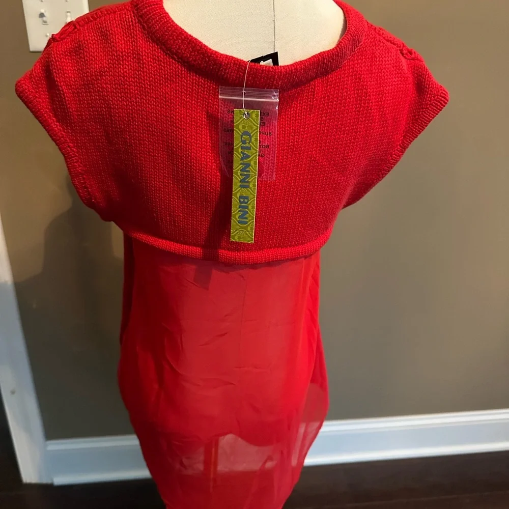NWT Gianni Bini Illiyana Knit Sleeveless Top Size XS - Picture 5 of 8